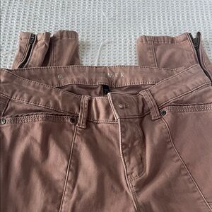 White House Black Market Women's Skinny Jeans - Brown